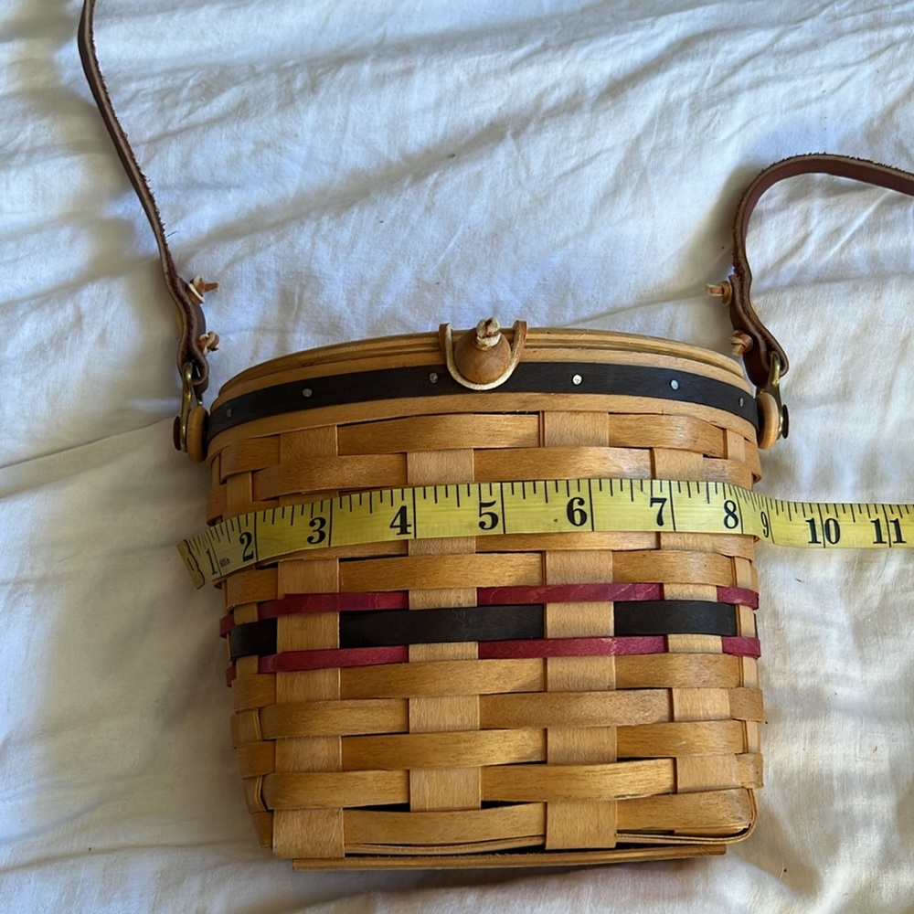 Handmade vintage basket purse - Picture 8 of 12